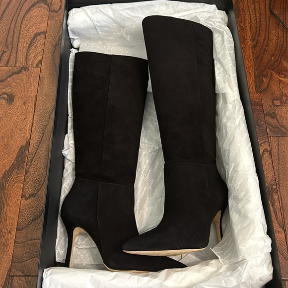 CLOSET CLOSING Larroude The Kate Boot in Black Sz 6 Revolve - Picture 4 of 9